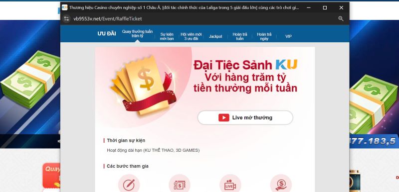 Khuyến mãi Kubet hàng trăm tỷ mỗi tuần 