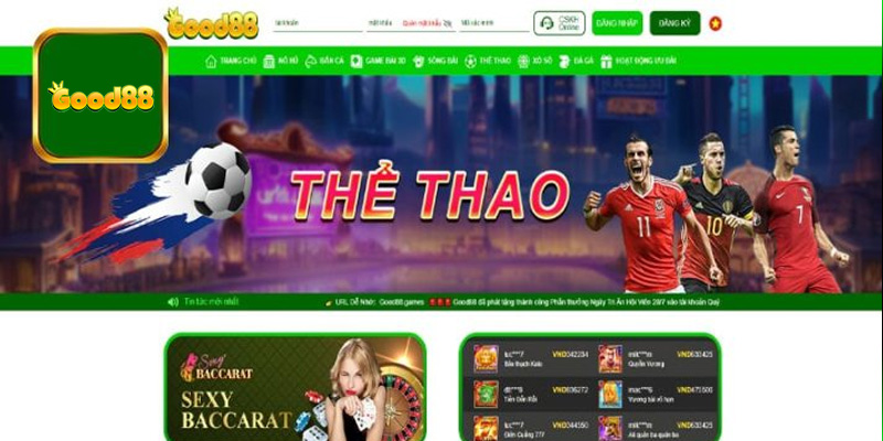 Những ưu điểm nổi bật tại sảnh game thể thao Good88